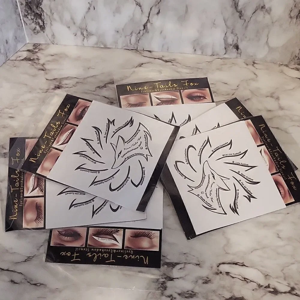 Precision Eyeliner & Eyeshadow Stencil Kit 2 Pack ( 24 stickers )